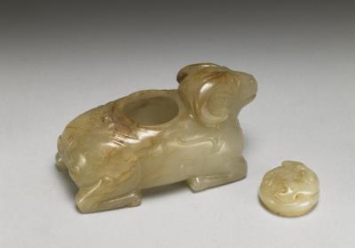 图片[2]-Jade water container in the form of a ram, 18th century, Qing dynasty-China Archive